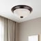 Designers Fountain 11in Small 2-Light Oil Rubbed Bronze Ceiling Light Flush Mount 1257S-ORB-AL - alternate 2